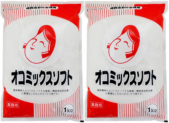 오타후쿠 오코믹스 소프트 파우더, 1kg, 2개