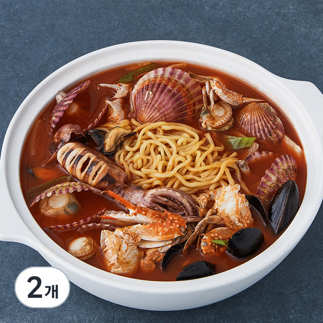 바다자리 통오징어 짬뽕탕 3~4인분, 900g, 2개
