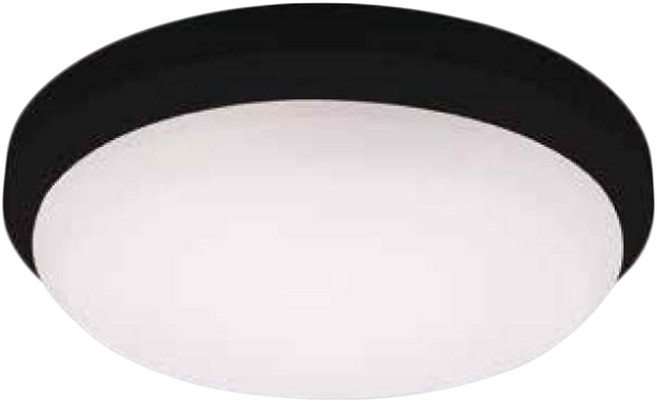 DANCELIGHT 舞光 16W 白鯨防水吸頂燈 黃光 3000K 直徑180 x 45mm, 黑色 + 白色