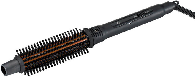 예스뷰티 볼륨팡팡 세라믹 브러시 아이론, YB-838, 혼합색상