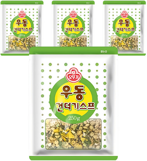 오뚜기 우동건더기스프, 250g, 4개