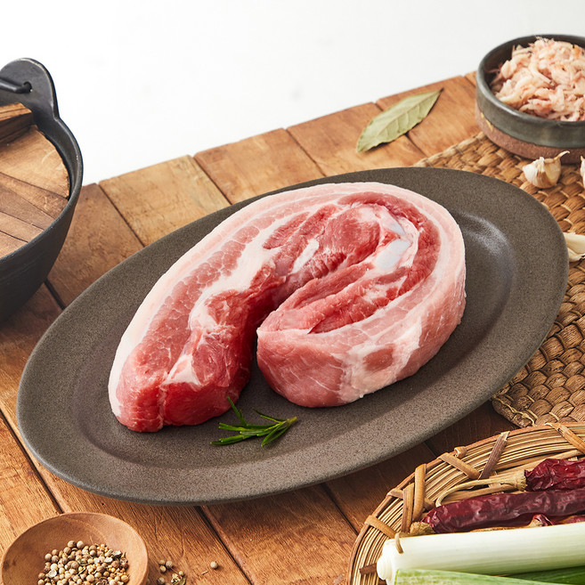 한돈 삼겹살 수육용 (냉장), 1개, 1kg