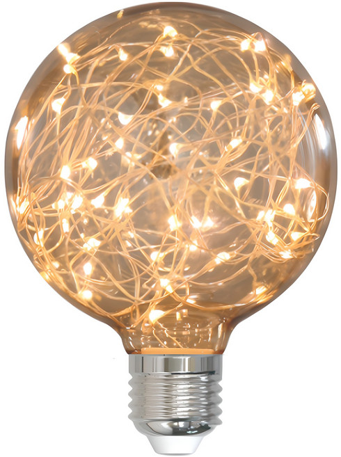 LED 에디슨 G95 은하수 전구 3W, 전구색, 1개