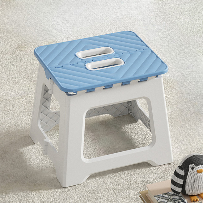 다용도 휴대용 접이식 경량 의자, 블루, 1개