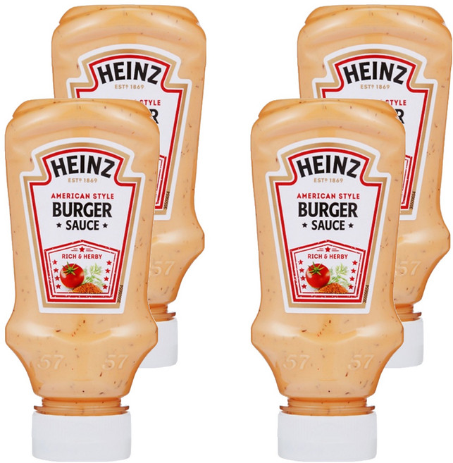 하인즈 버거소스, 230g, 4개
