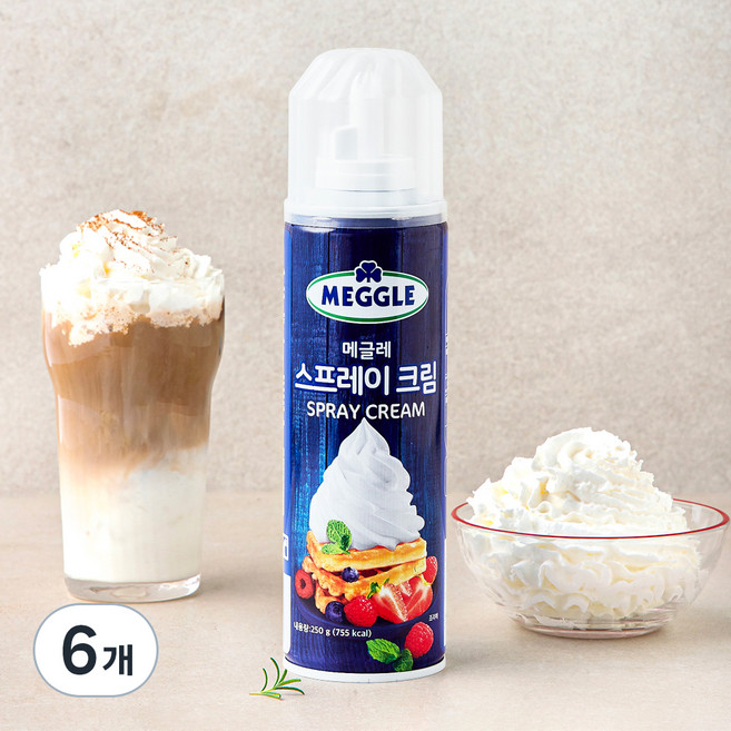 메글레 스프레이 크림, 250g, 6개