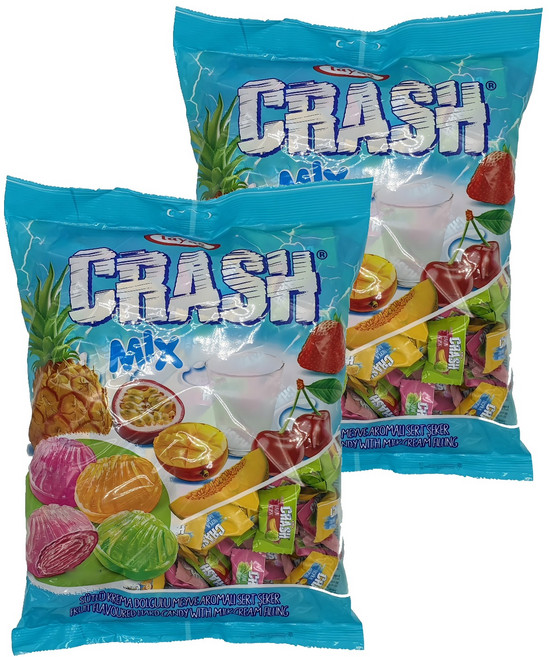 타야스 크래쉬 믹스 4가지 맛, 1kg, 2개