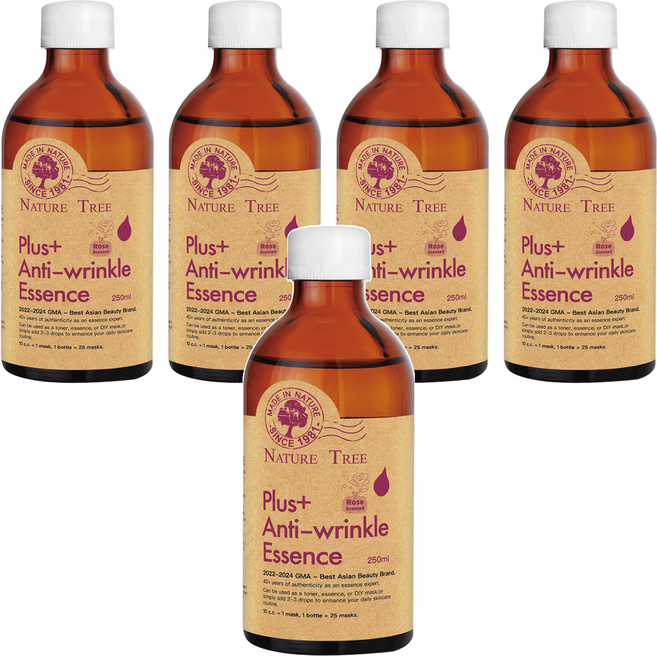 NATURE TREE 自然樹 玫瑰抗皺濃縮精華液, 250ml, 5瓶