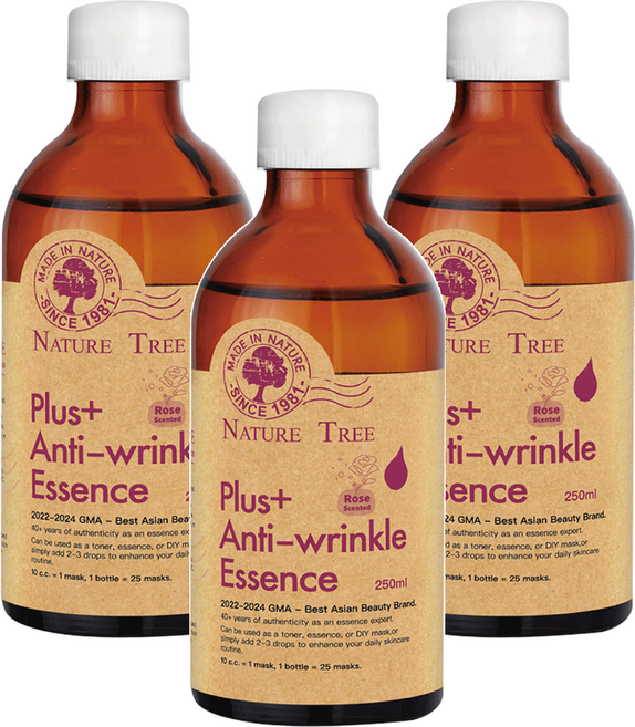NATURE TREE 自然樹 玫瑰抗皺濃縮精華液, 250ml, 3瓶