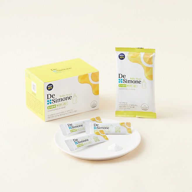 드시모네 유아용 프로바이오틱스 베이비스텝1 30포, 30g, 1박스