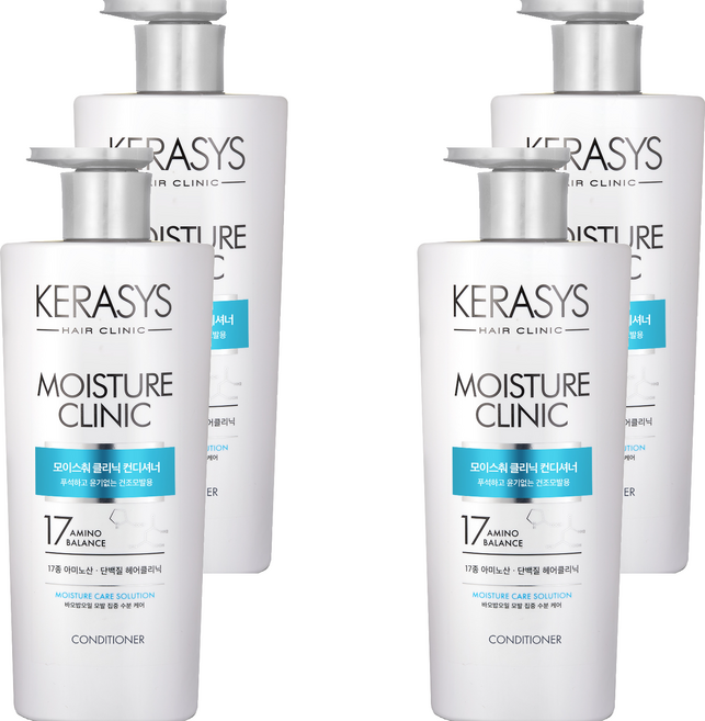 케라시스 모이스춰 클리닉 단백질 컨디셔너, 750ml, 4개