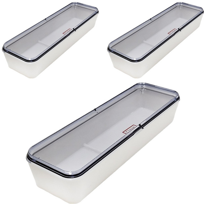 PEARL LIFE 珍珠金屬 HB2912 筷匙叉盒(白), 白色, 1組