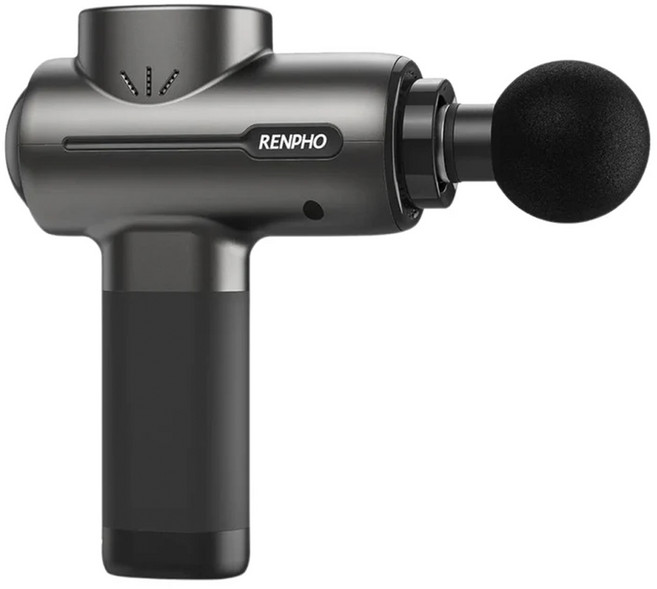 RENPHO R3深層組織按摩槍 低噪音無刷馬達 5個按摩頭 5段變速, RPGM171