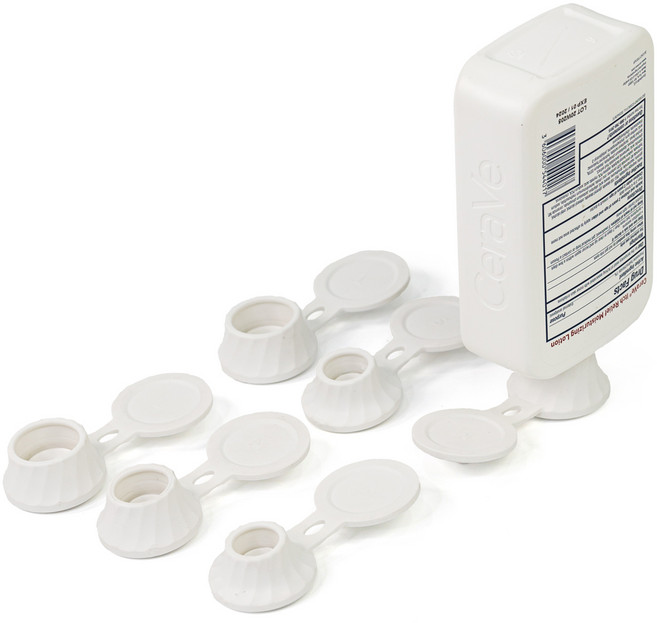 데일리픽 쉽게 끼우는 밀폐 거꾸로캡 3종 세트, 화이트, 2세트