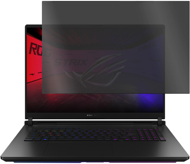 YADI 亞第 PA靜電吸附 水之鏡防窺片 MSI ROG Strix SCAR 18 G835 16 : 10 2025專用 PF4PPA-W180, 1個