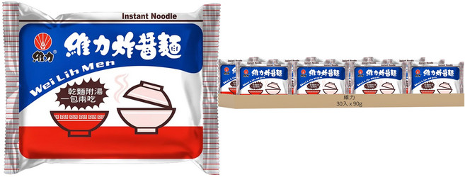 維力 維力炸醬麵 90g, 30包