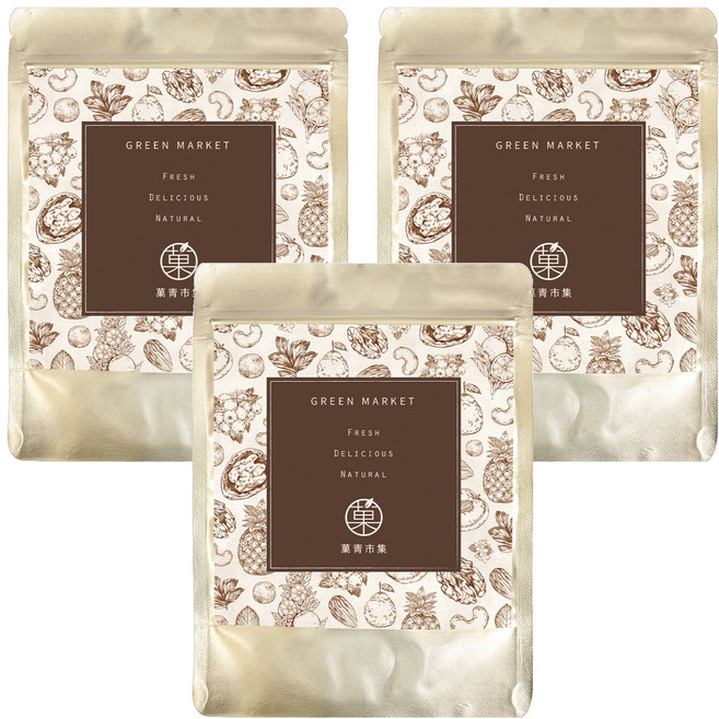 GreenMarket 菓青市集 紅藜麥 QUINOA 無乳糖/無麩質 黃金穀物, 3包, 200g