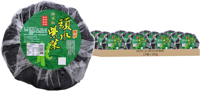 WON LAI WON 旺來旺 特等級頭水紫菜, 100g, 12包