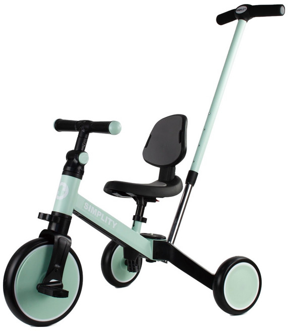 SIMPLITY All in One 세발자전거, 민트, 1개
