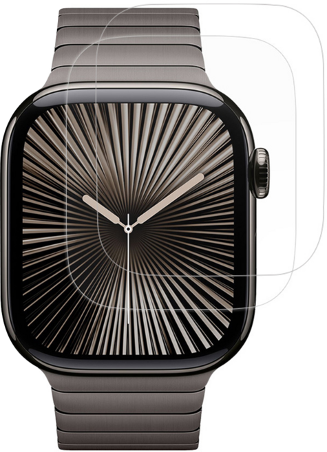 Healing Shield Apple Watch 10 42mm Prime 高光澤螢幕保護貼, 2片, 透明色