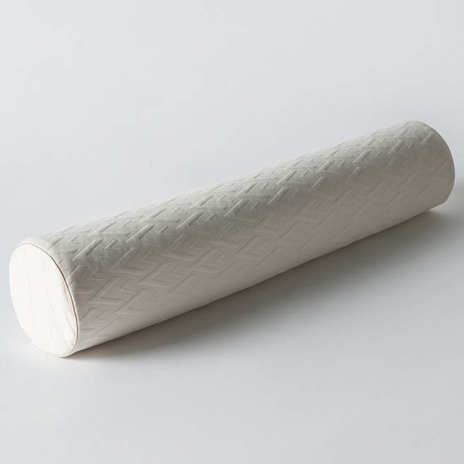 라버트리 폭신한 삼중지 라텍스 롱쿠션 바디필로우 커버 세트, 밀크