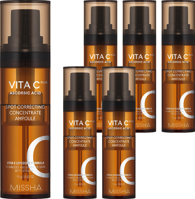 미샤 비타씨플러스 잡티씨 집중앰플, 15g, 6개