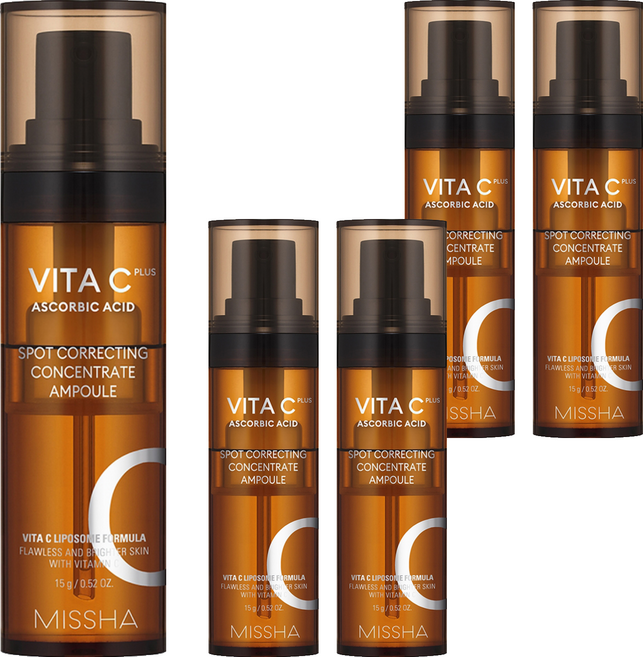 미샤 비타씨플러스 잡티씨 집중앰플, 15g, 5개