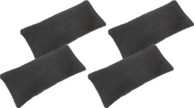 베고자니 순면 줄누빔 메밀 베개, 워시드 그레이, 4개