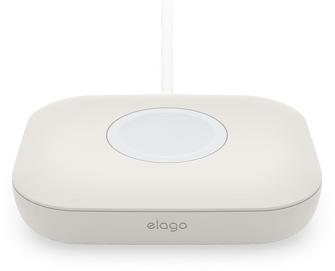 엘라고 애플워치 갤럭시워치 실리콘 충전 패드, 스톤