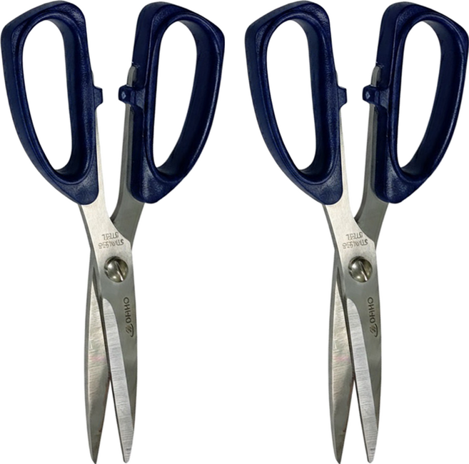 DAIHO 家庭用強力剪刀, 顏色隨機, 2支