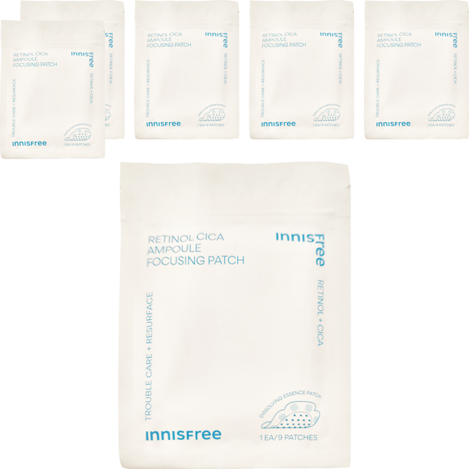 INNISFREE 台灣公司貨 A醇淨膚超修護集中貼, 9片, 6包