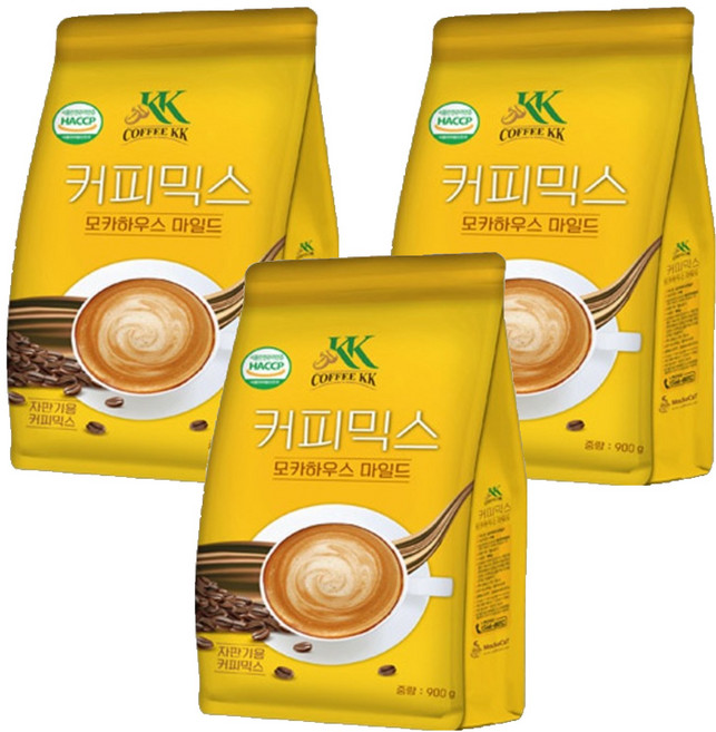 커피케이케이 자판기용 모카하우스 마일드, 900g, 1개입, 3개