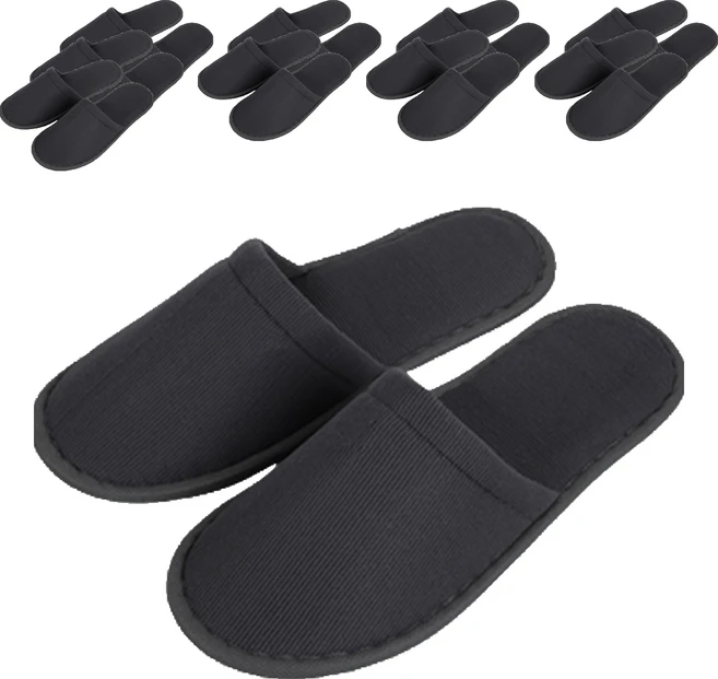 마켓감성 호텔 객실 일회용 슬리퍼, 블랙, 10개 - 쿠팡
