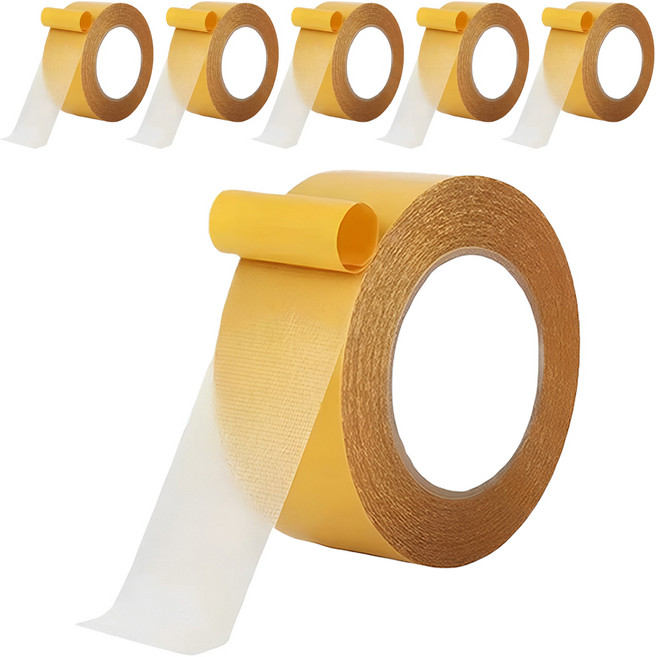 Kumal 超強力無痕網狀雙面膠帶 3cm x 5m, 透明, 6個