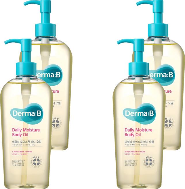 더마비 데일리 모이스처 바디오일, 300ml, 4개