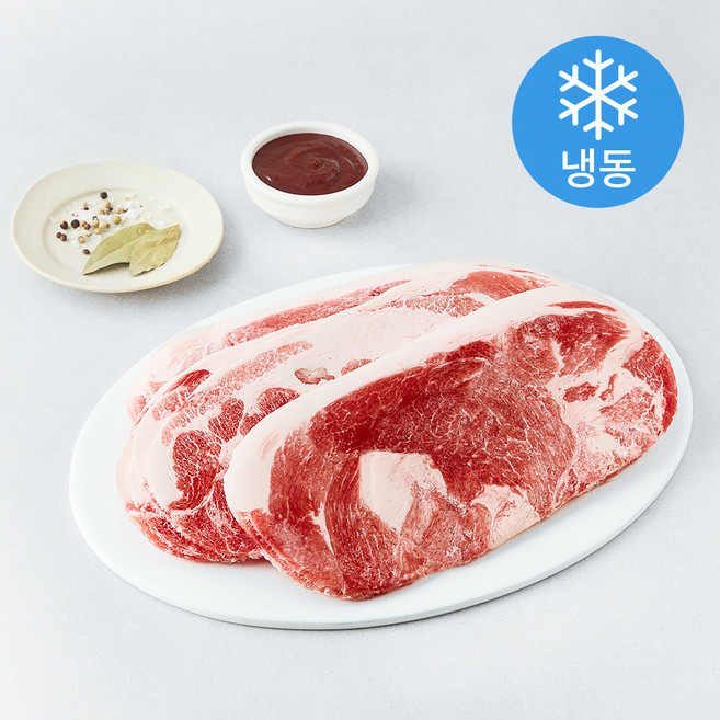 미트코리아 돼지고기 목전지 제육볶음용 3mm (냉동), 1kg, 1개