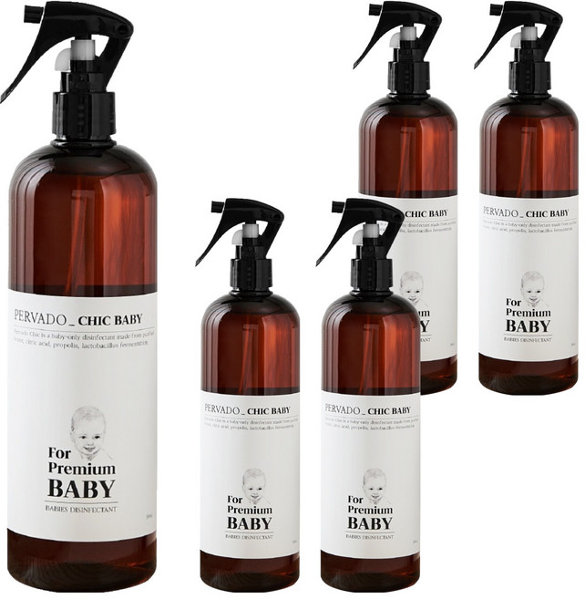 페르바도 칙베이비 살균 스프레이, 500ml, 5개