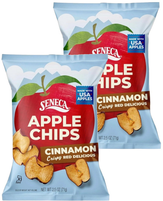 세네카 애플칩 과자 시나몬, 71g, 2개