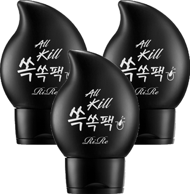 RiRe All Kill黑頭粉刺拔膜 40ml, 1條, 3條