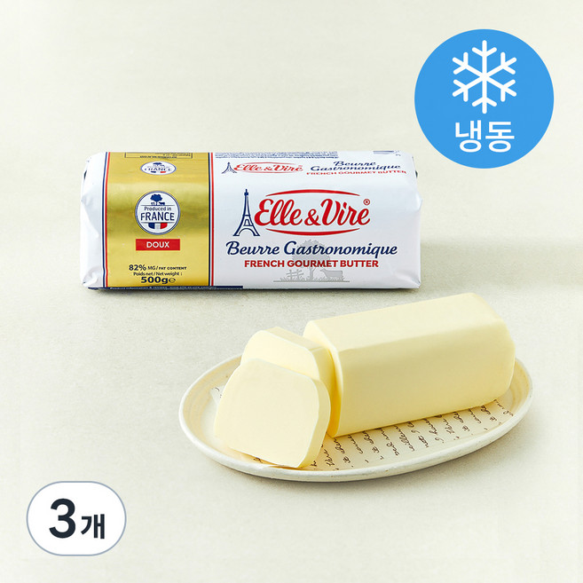엘르앤비르 고메버터 (냉동), 500g, 3개
