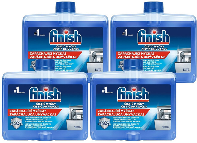 finish 洗碗機清潔劑 原味, 250ml, 4瓶