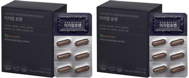 ㈜비오팜 이지맘포맨, 60정, 2개 - 쿠팡