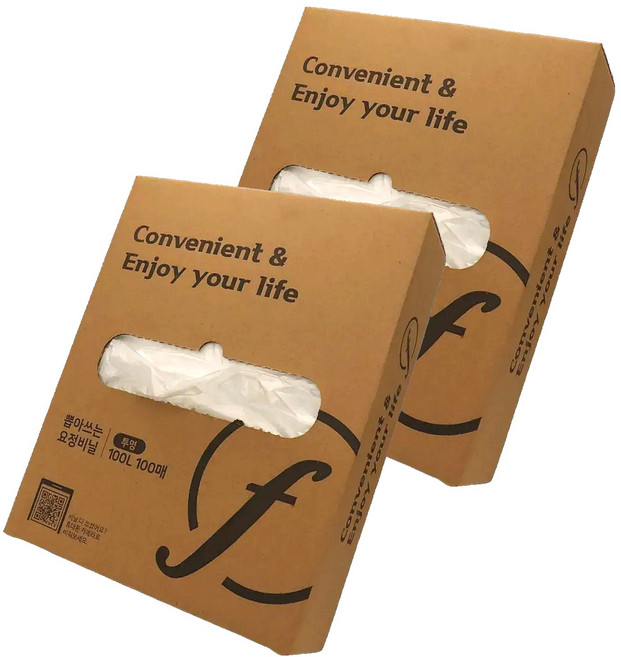 페어리테이블 뽑아쓰는 요정비닐 투명, 100L, 200개