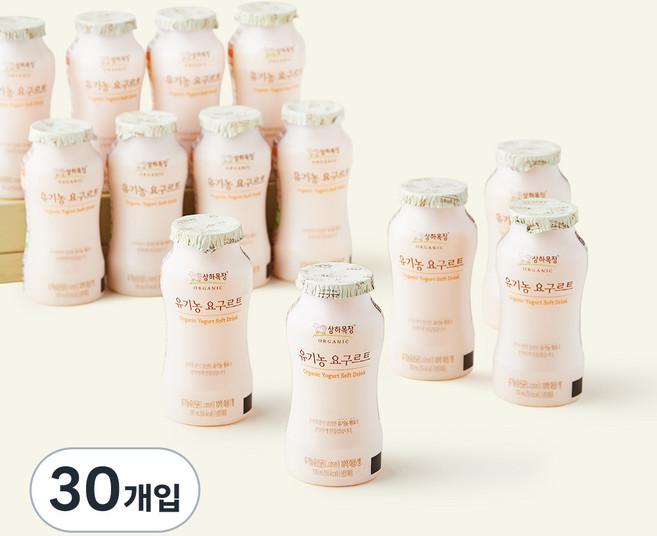 상하목장 마시는 유기농 요구르트, 100ml, 15개입, 2개