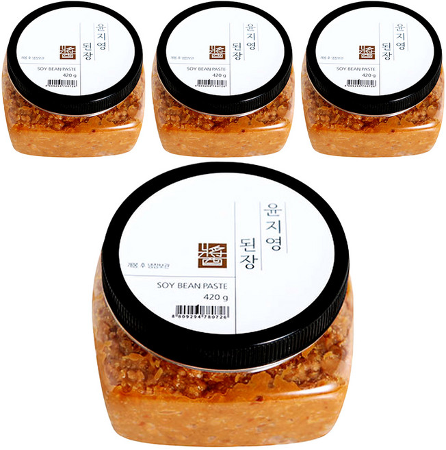 윤지영 된장, 4개, 420g