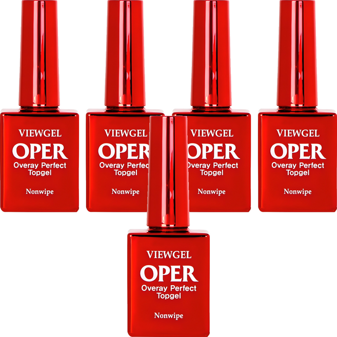 뷰젤 오팔 오버레이 오빠 탑 젤, 10ml, 5개