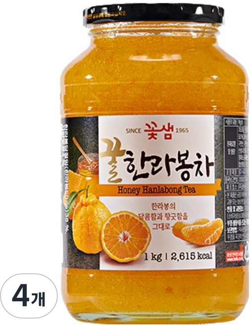 꽃샘 꿀한라봉차, 1kg, 1개입, 4개