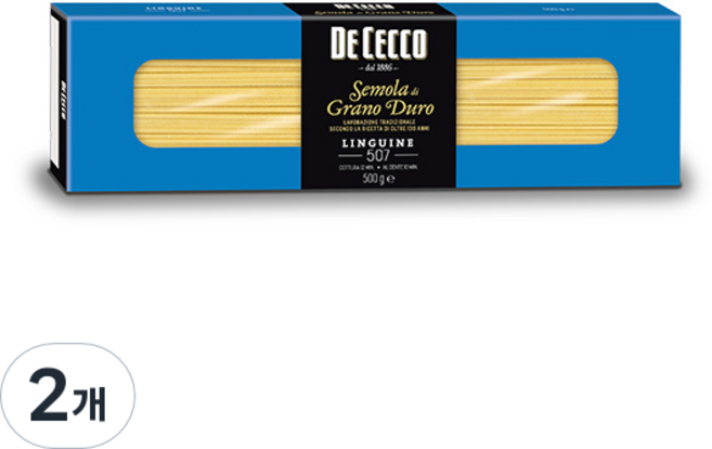 데체코 구르메 링귀니 스파게티면, 500g, 2개