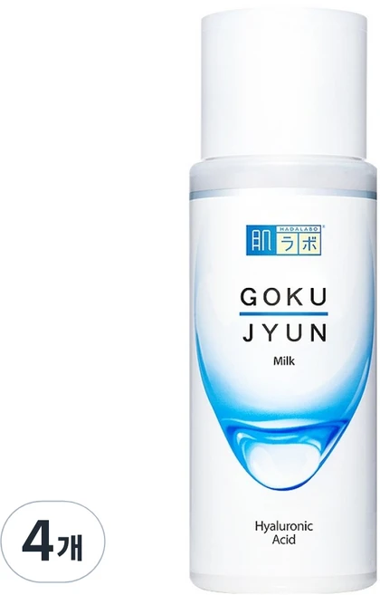 하다라보 고쿠쥰 밀크 로션, 140ml, 4개 - 쿠팡