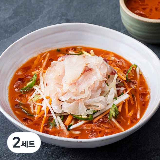 신세계푸드 도미물회 도미 + 야채 세트 470g (냉장), 2세트